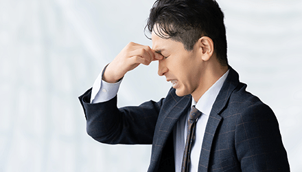 目の疲れや重だるさのリフレッシュに